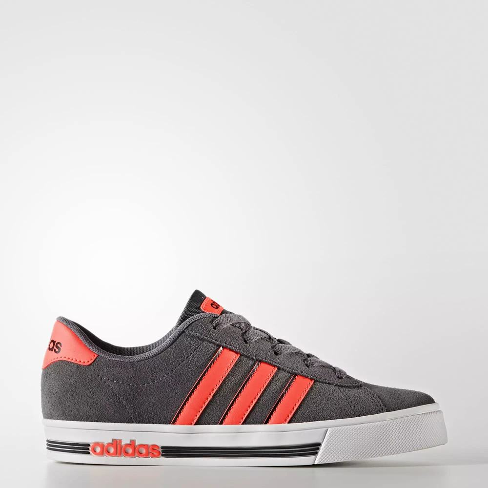 Adidas Daily Team Tenis Grises Para Niño (MX-64899)